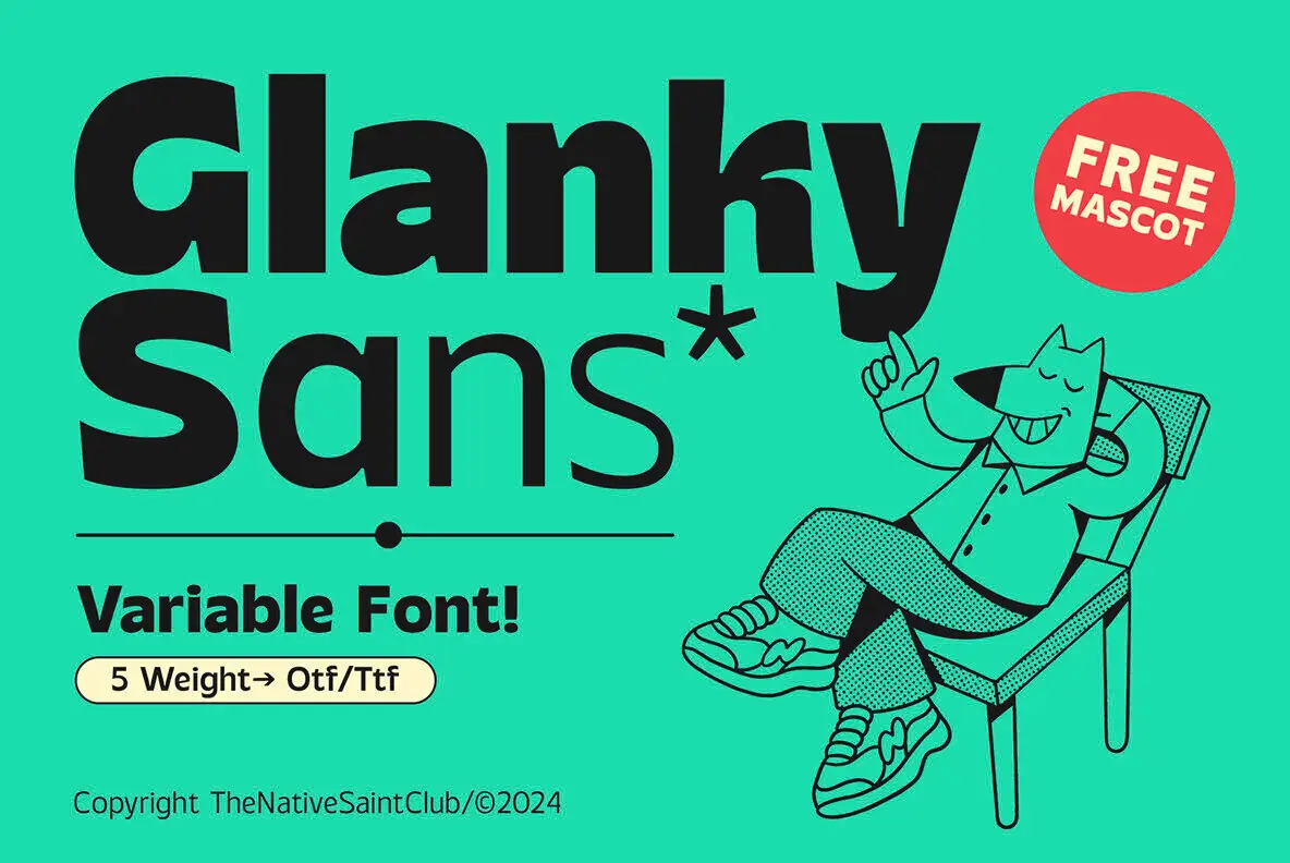 Glanky Sans