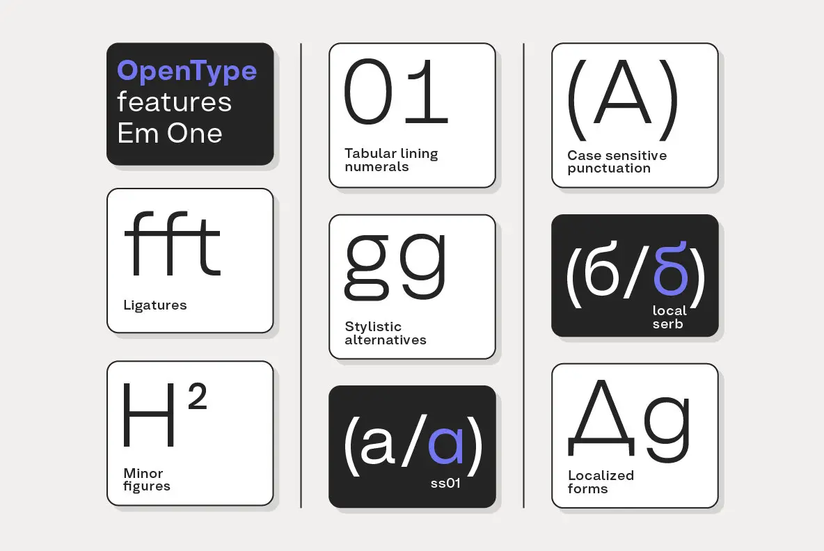 Em One Font - Fontpath