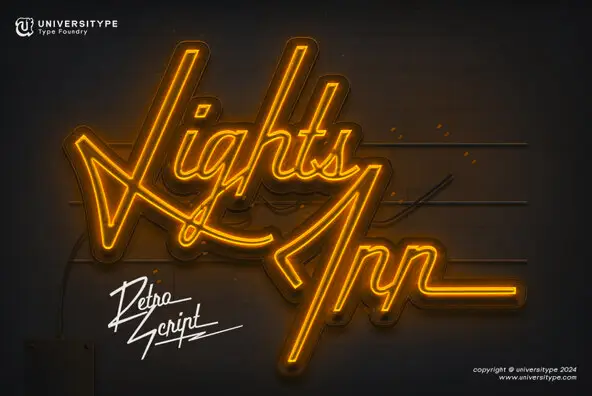 UT Lights Inn Font
