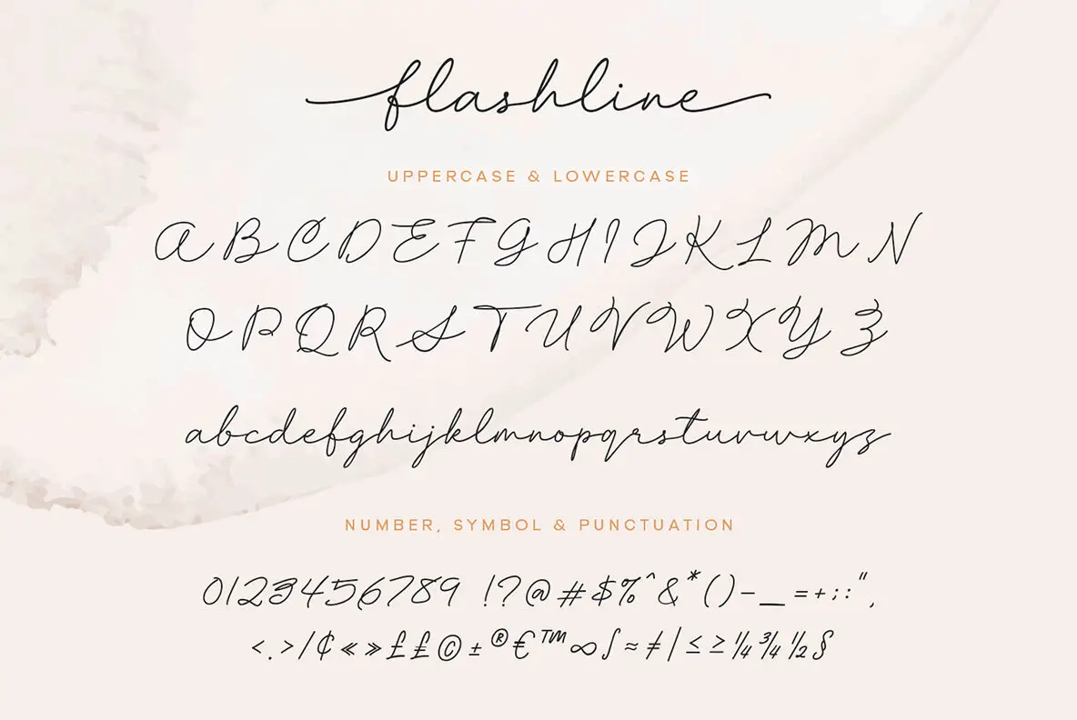 Flashline Flashline Font - Fontpath