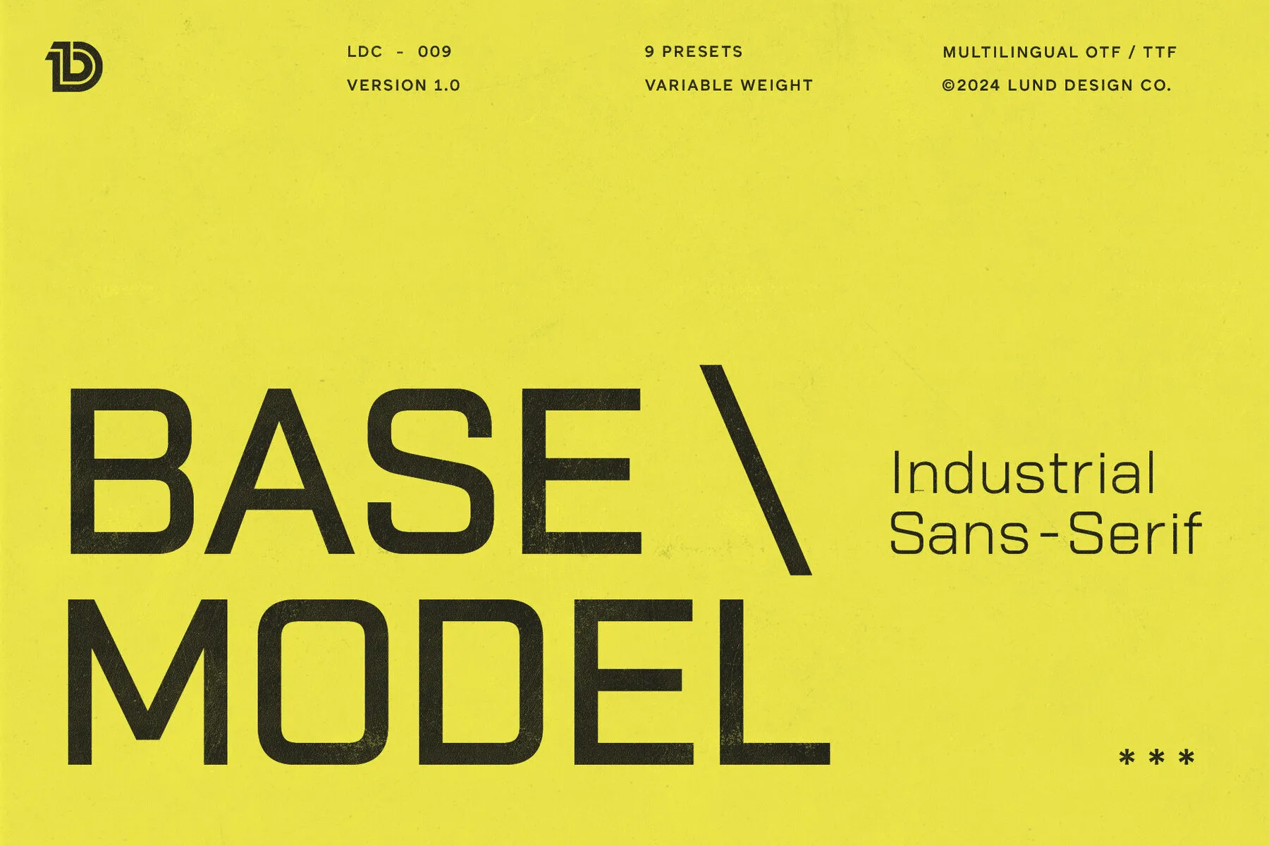 Base Model Font