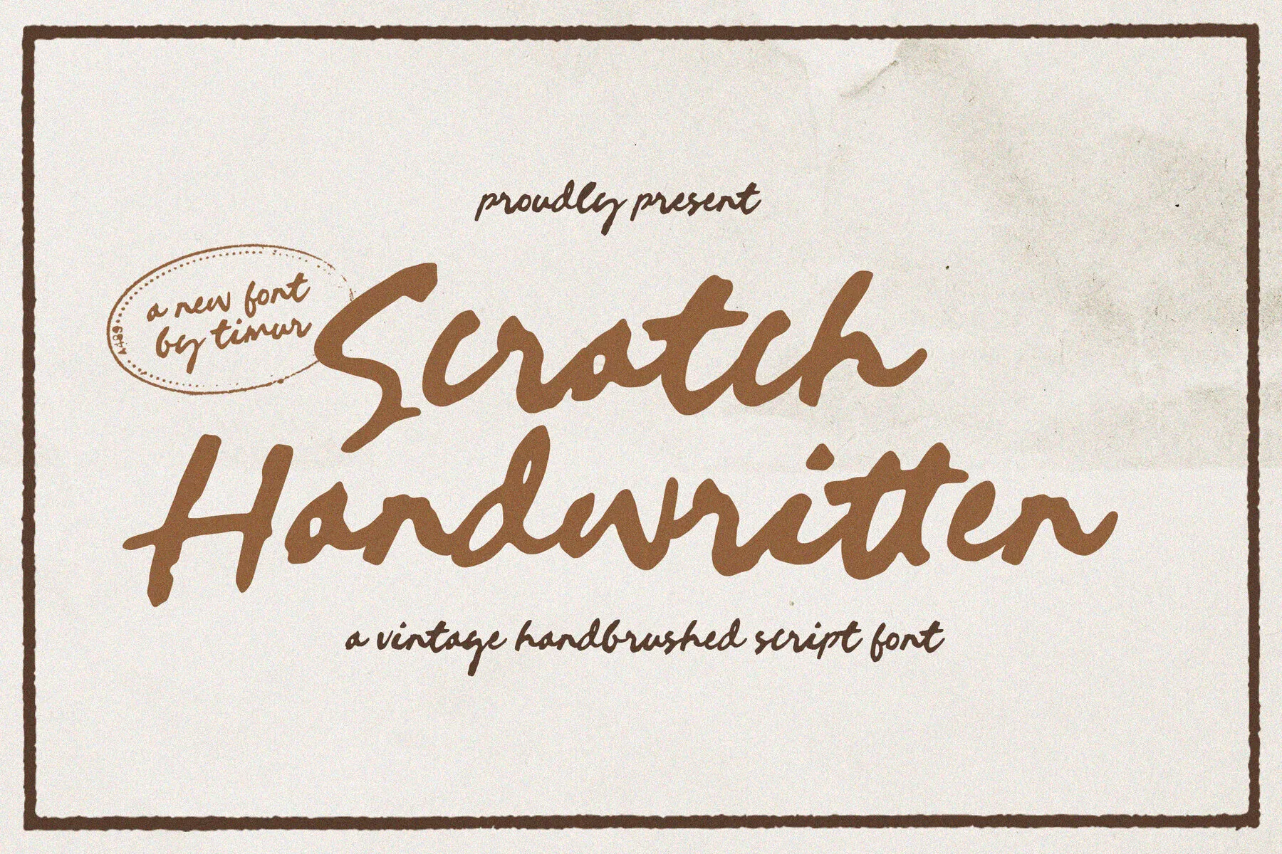 Scratch Handwritten