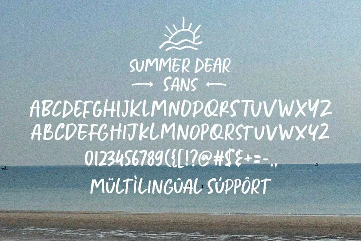 Summer Dear Font - FontPath
