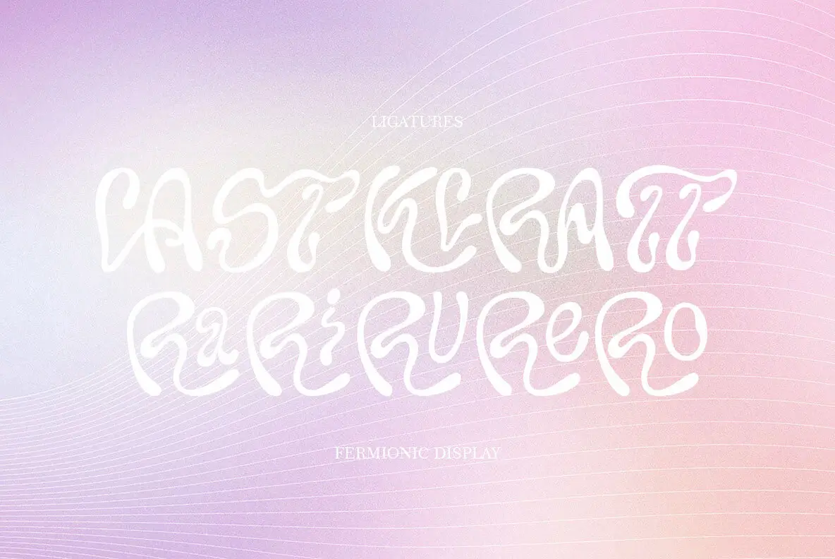 Fermionic Font - YouWorkForThem