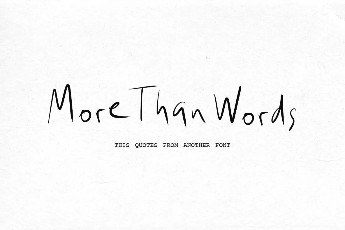 More Than Words