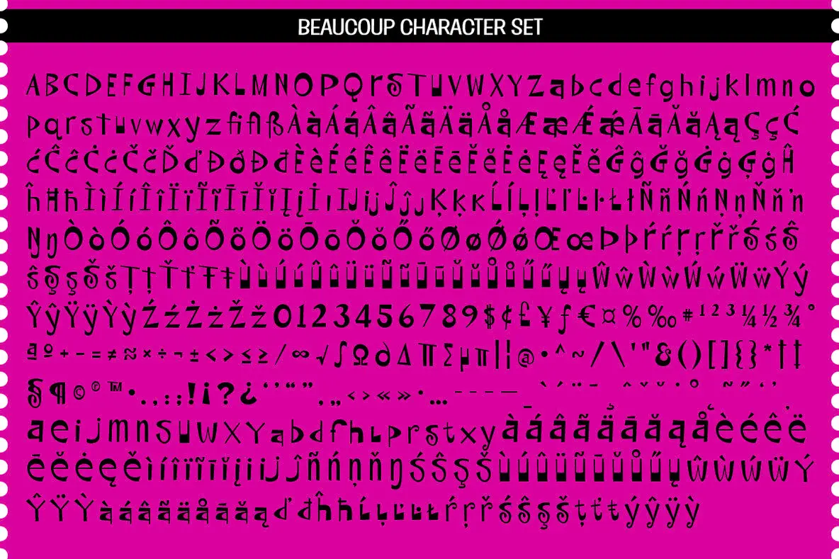 Beaucoup Font - Fontpath