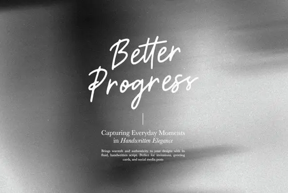 Better Progress Font