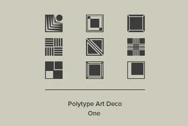Polytype Art Deco One
