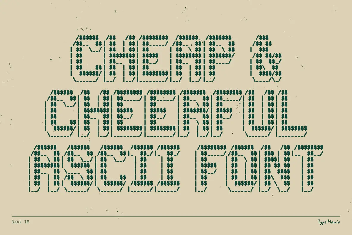 Bank TM Font - Fontpath