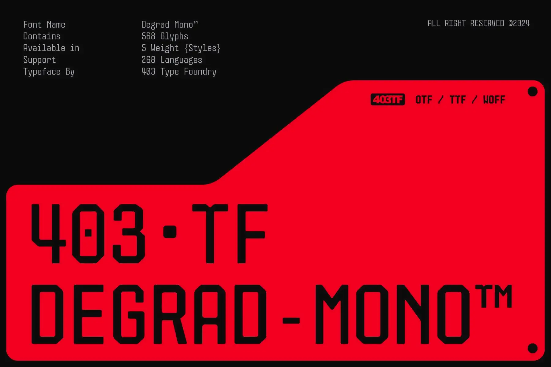 403 Degrad Mono