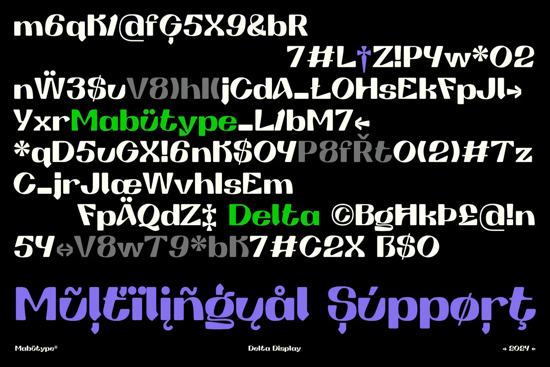 Delta Regular Delta Font - YouWorkForThem