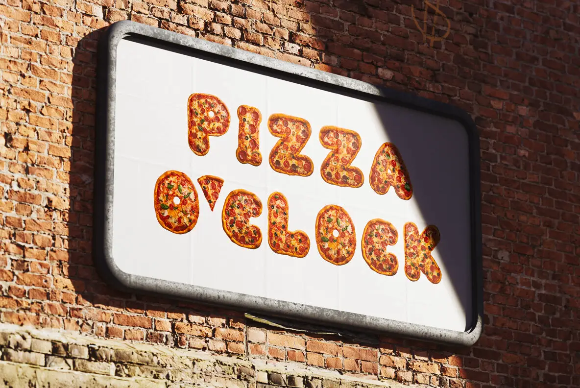 Pizza SVG Font - YouWorkForThem