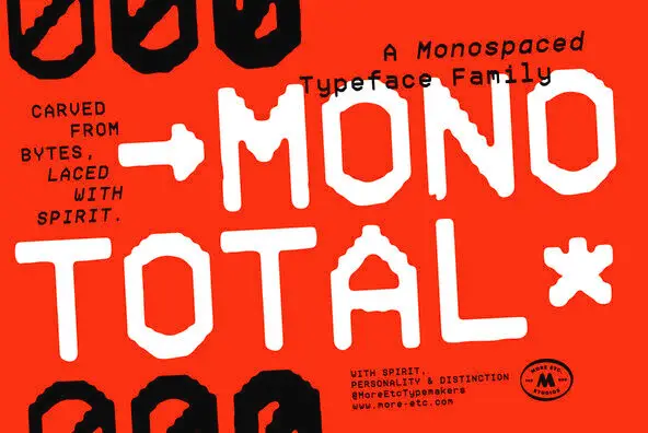 Mono Total Font