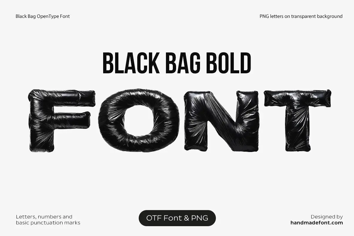 Black Bag Bold SVG