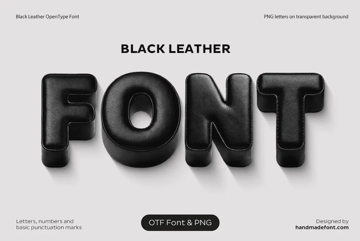 Black Leather SVG