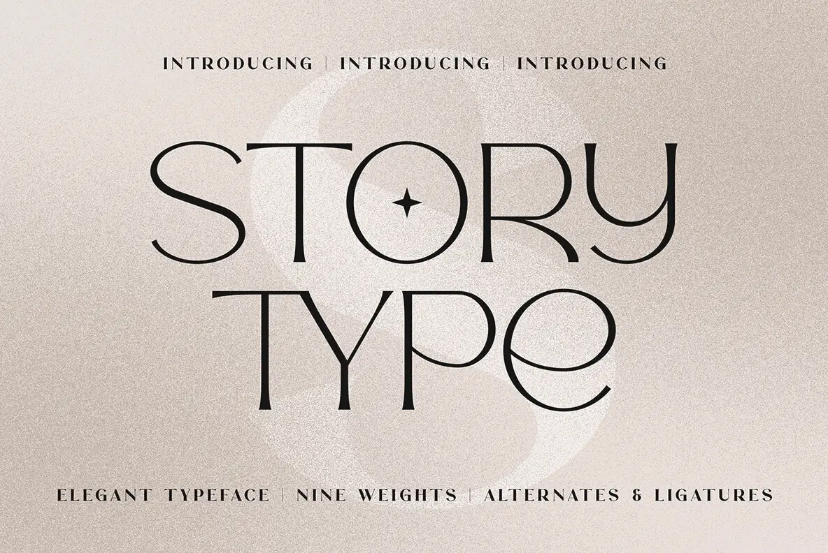 Story Type Font - YouWorkForThem