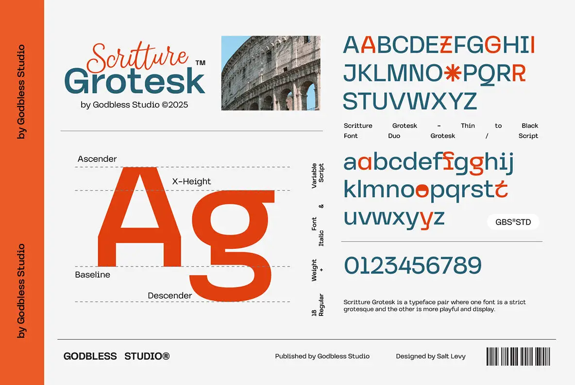 Grotestk Scritture Grotesk Font - YouWorkForThem