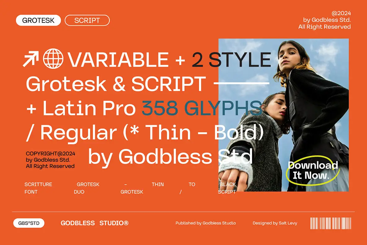 Grotestk Scritture Grotesk Font - YouWorkForThem