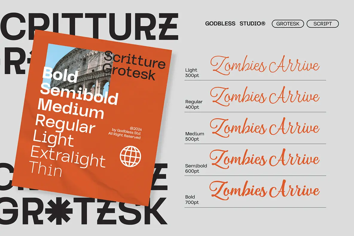 Grotestk Scritture Grotesk Font - YouWorkForThem