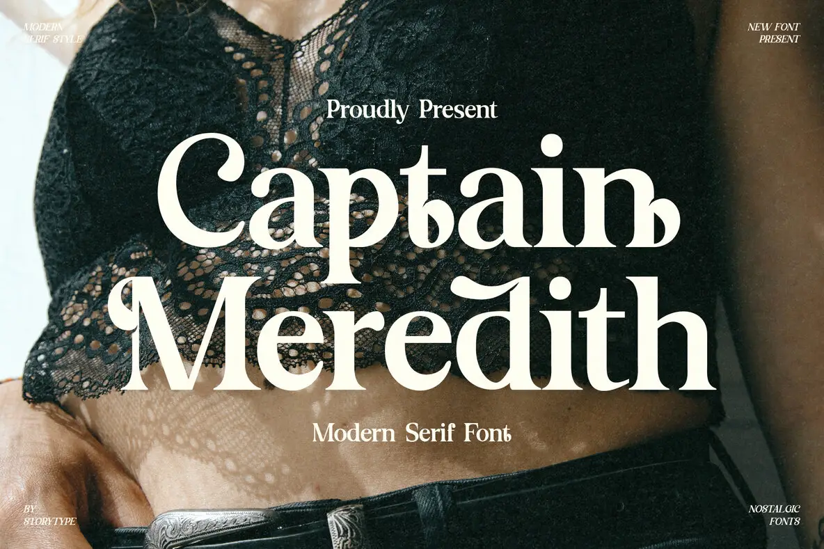Meredith Fancy Script Captain Meredith Font - Fontpath