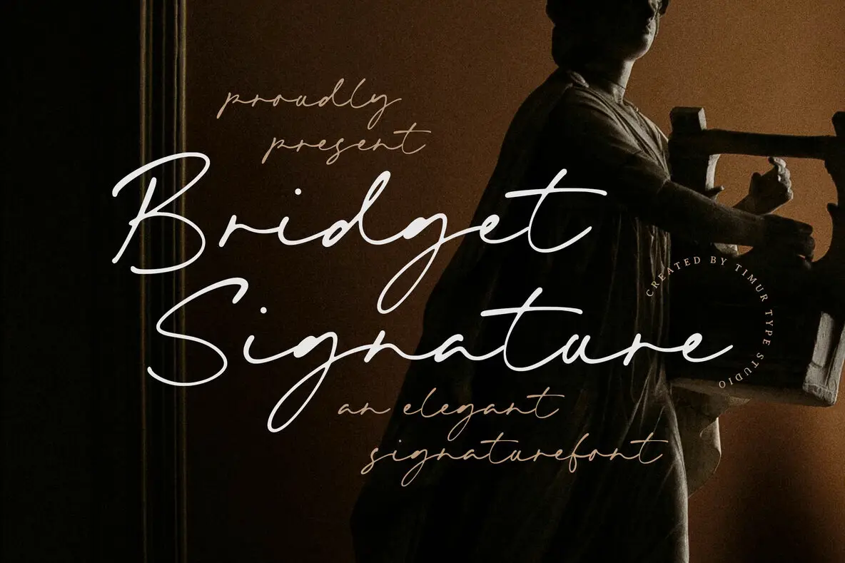 Bridget Signature Font - Fontpath