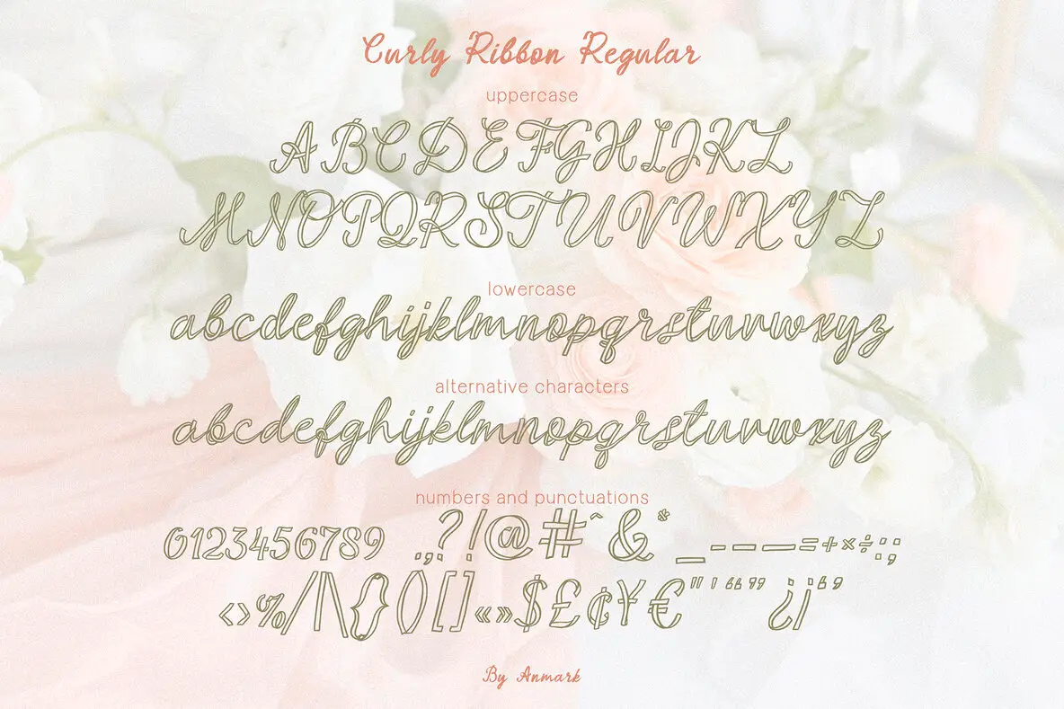 Curly Ribbon Font - FontPath