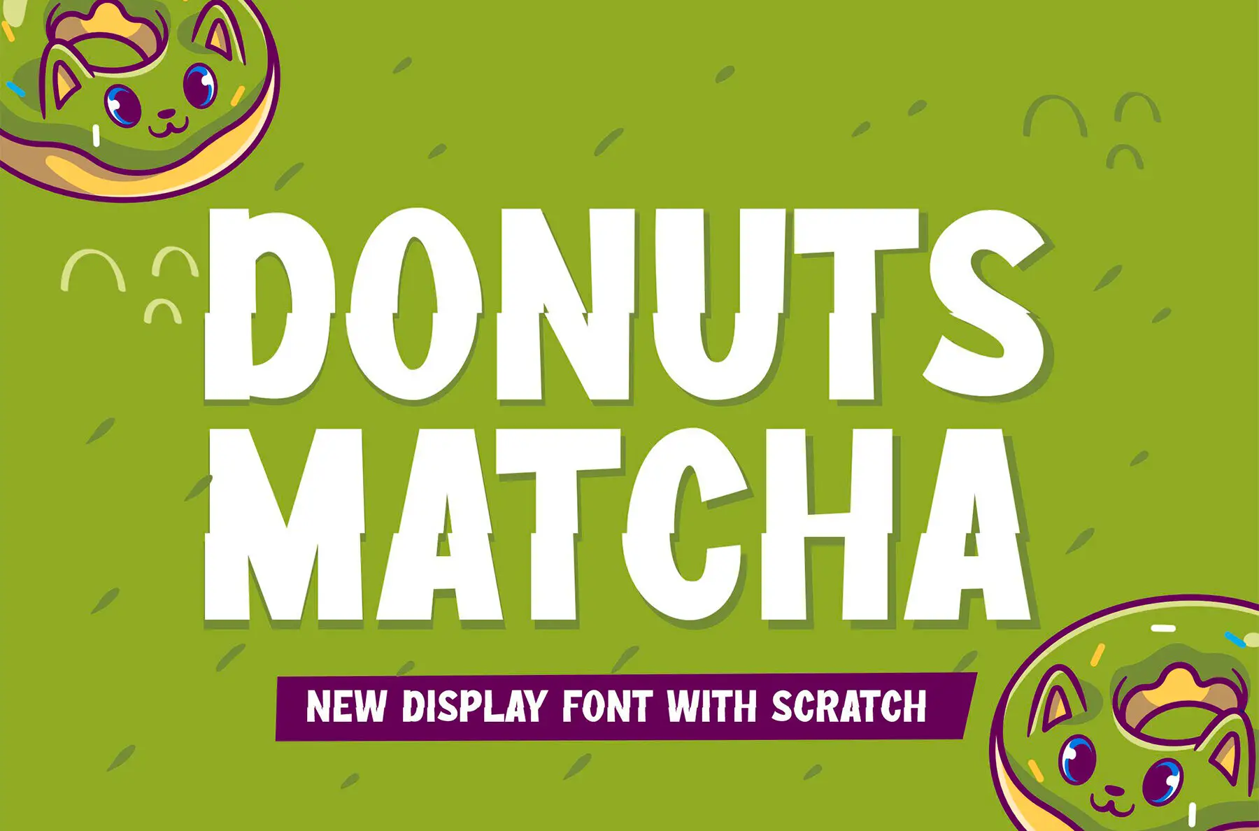Donuts Matcha