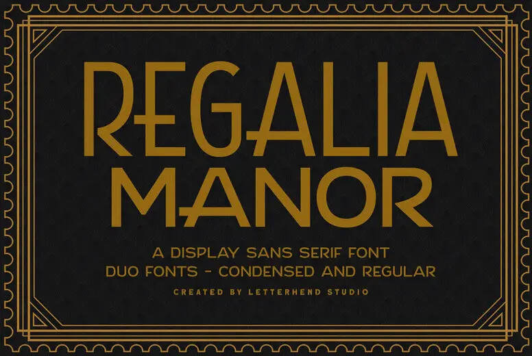 Regalia Manor Font