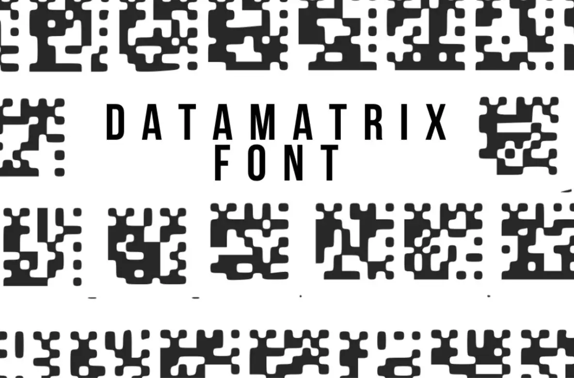 Datamatrix Font - Fontpath