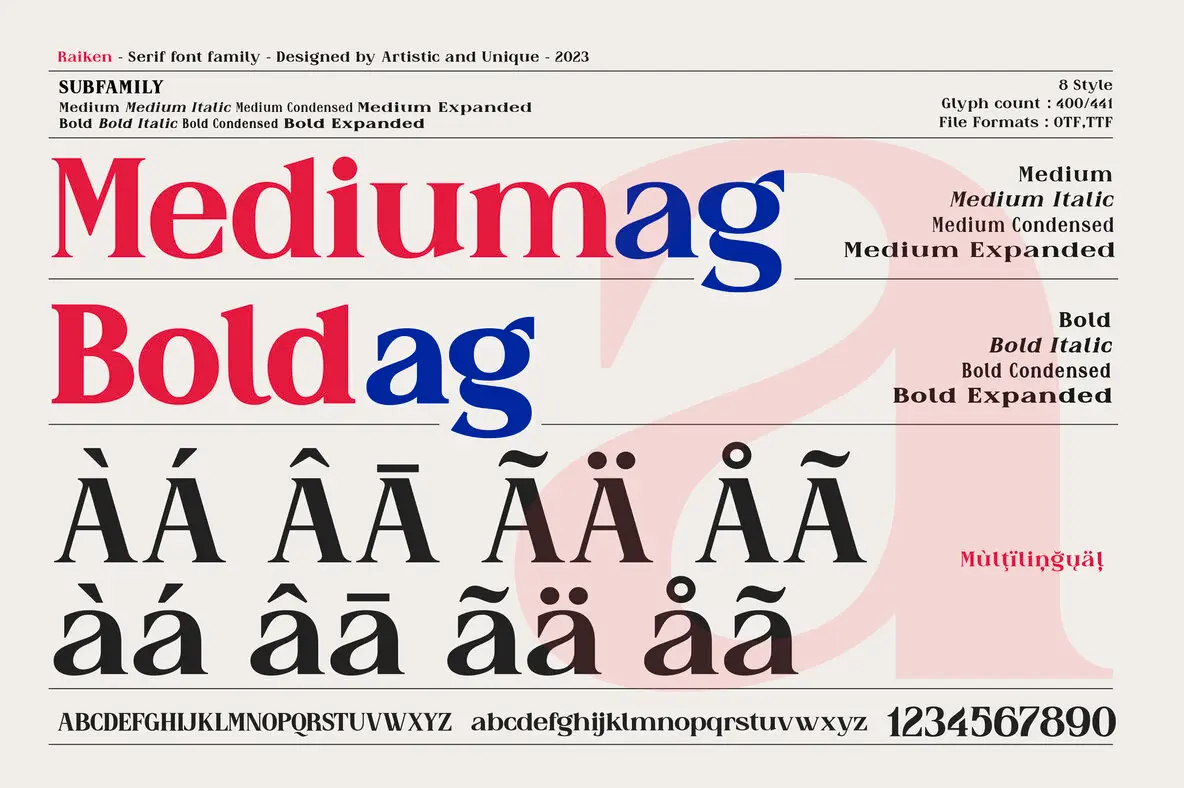 Woerter Rauiken Raiken Font - FontPath