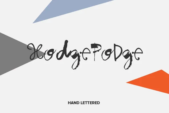 Hodgepodge Hand Lettered
