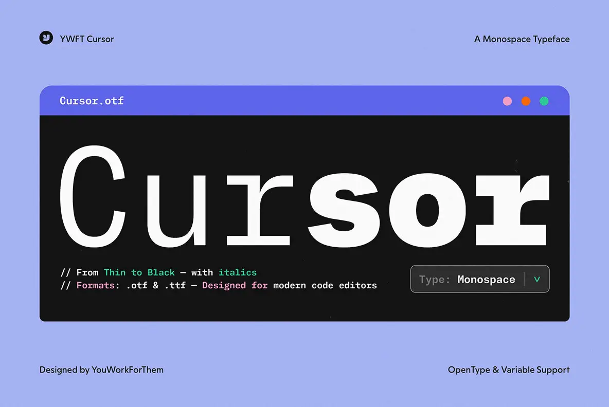 YWFT Cursor Mono