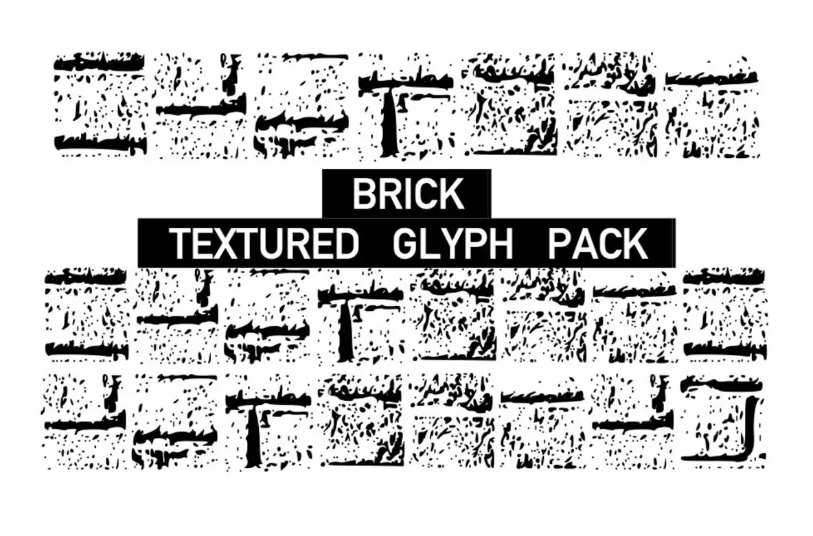 Stack Bricks Font Texture Brick Font - Fontpath