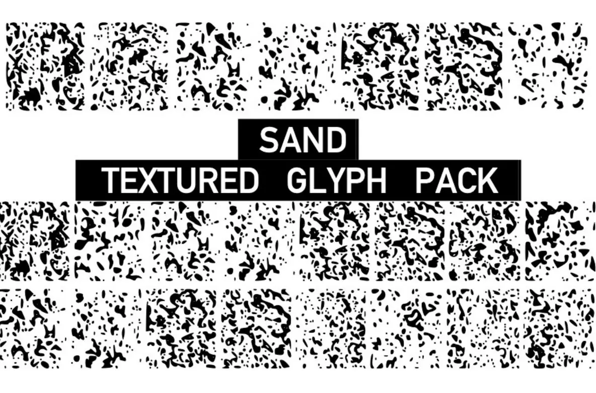 Texture Sand Font - YouWorkForThem