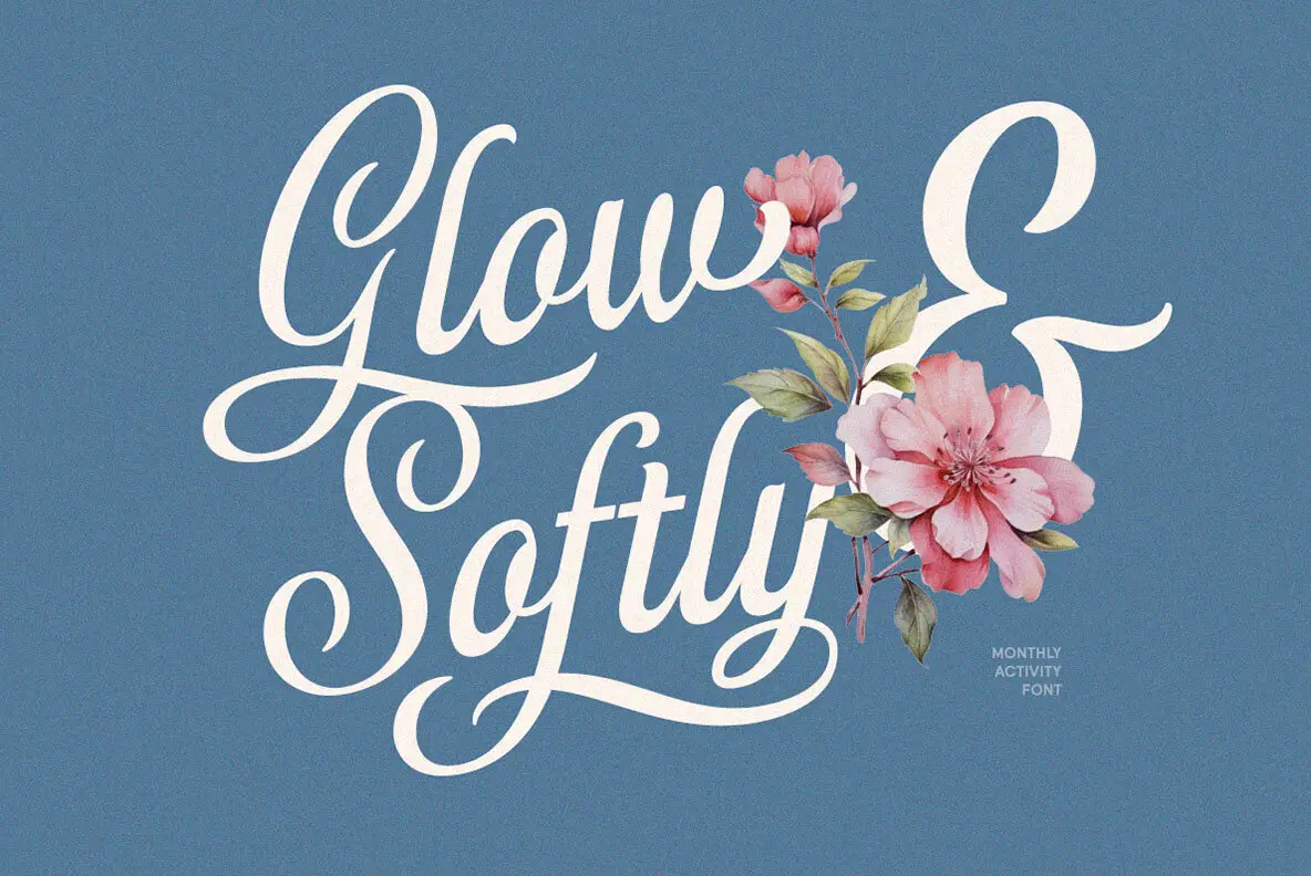 Monthly Activity Font - FontPath