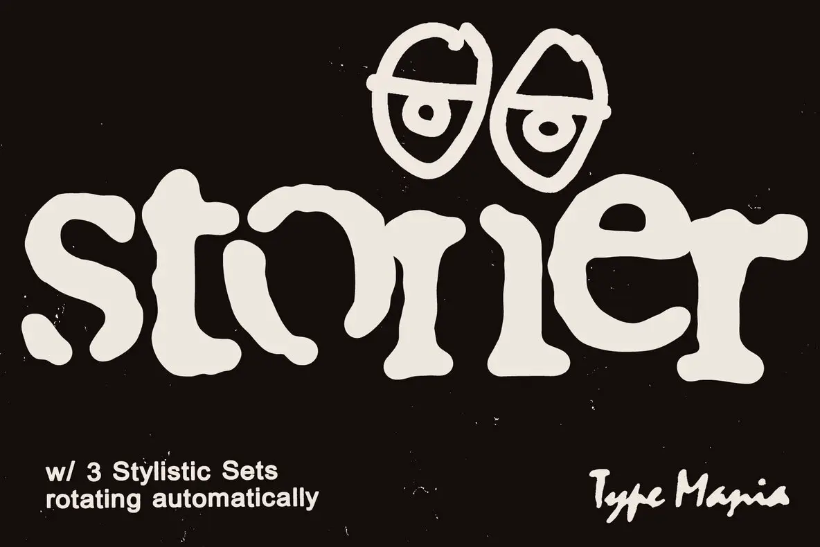Stoner Lettering Stoner TM Font - YouWorkForThem