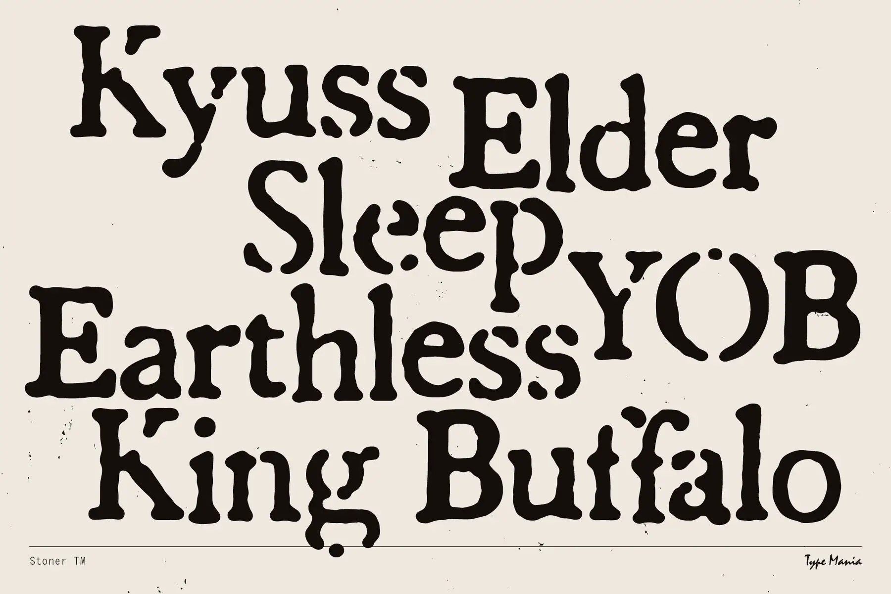 Stoner Lettering Stoner TM Font - YouWorkForThem