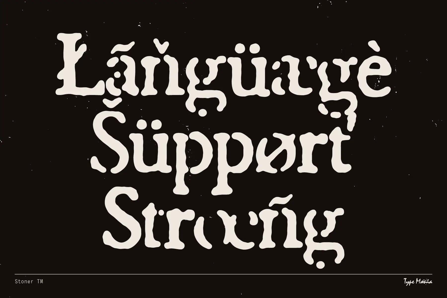 Stoner Lettering Stoner TM Font - YouWorkForThem
