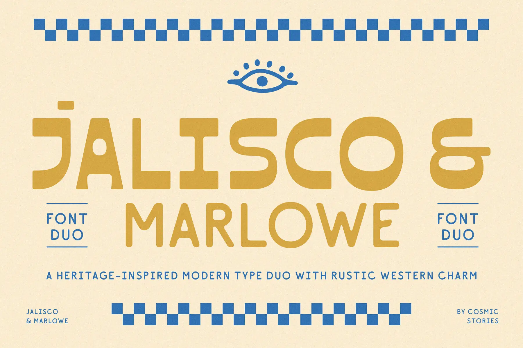 Jalisco and Marlowe Display Font Duo