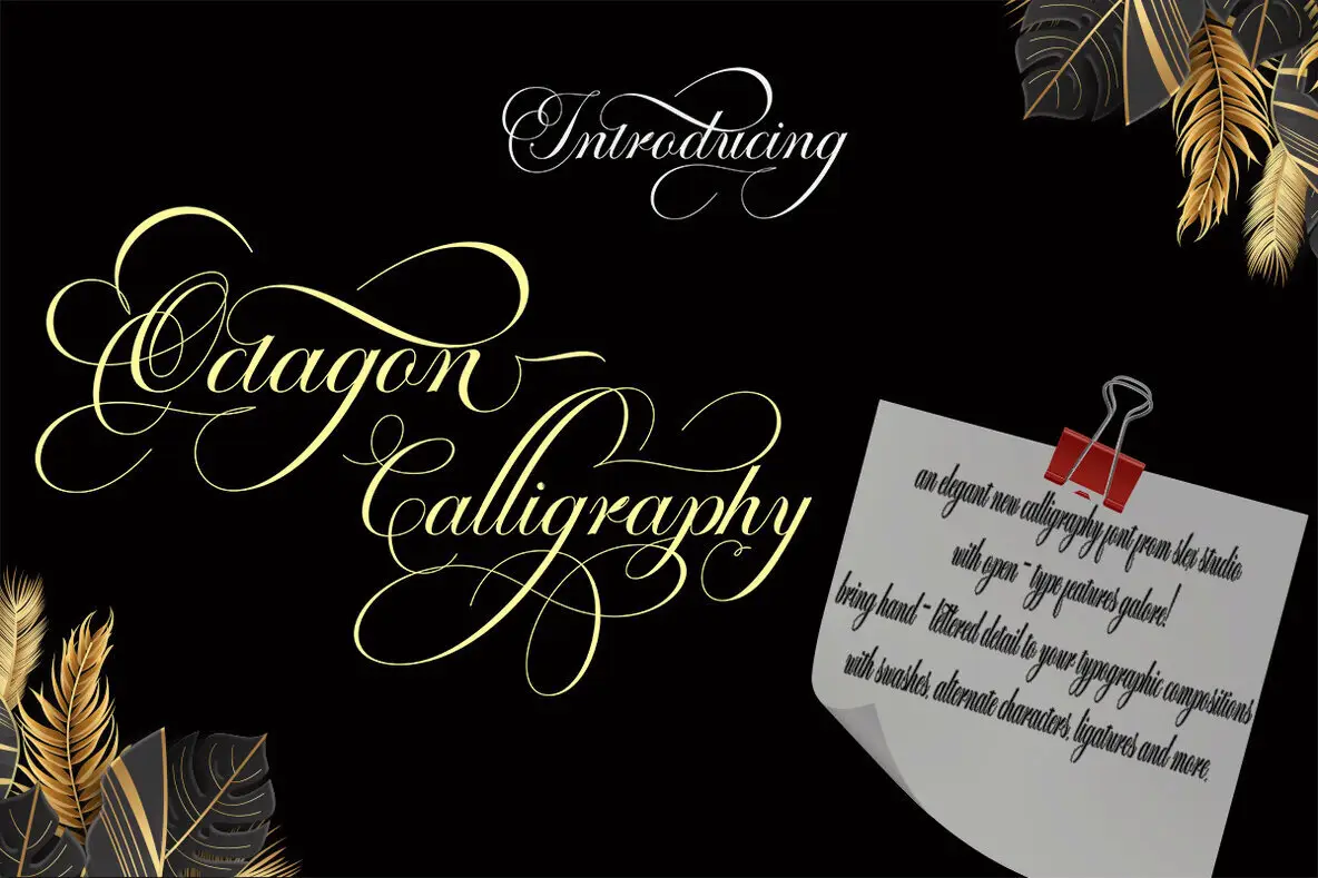 Octagonal Lettering Guide Octagon Calligraphy Font - Fontpath