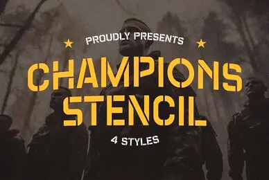 Champions Stencil