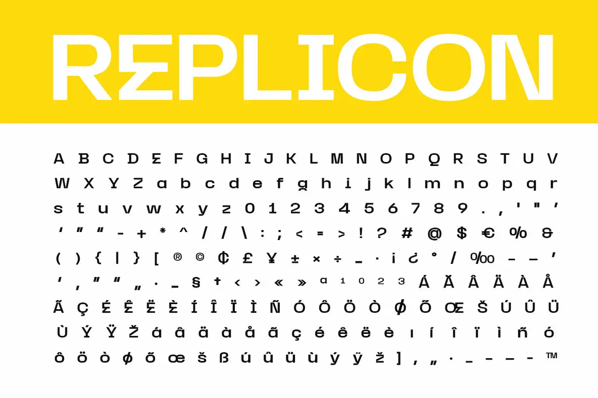 Replicon Font - FontPath