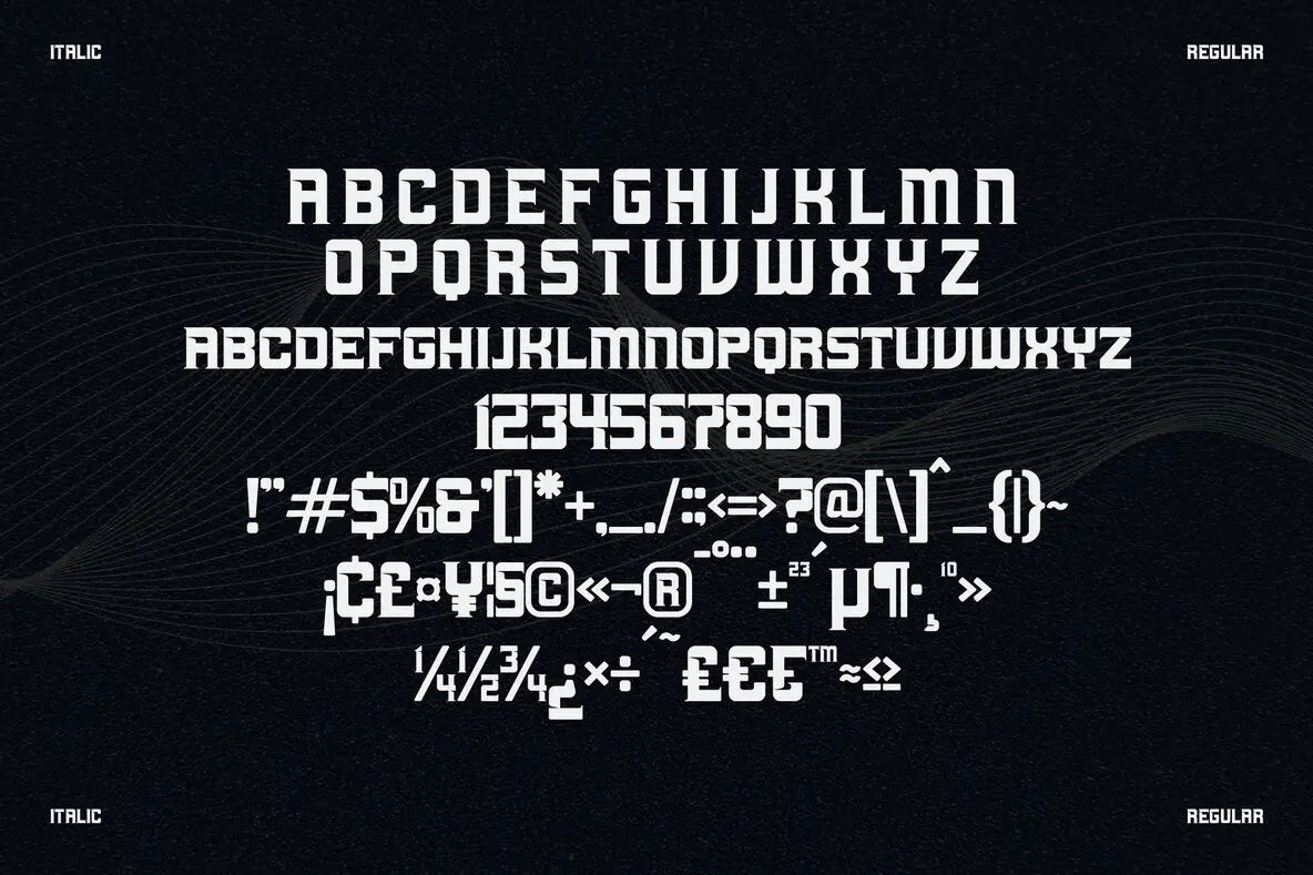 Machine56 Font MACHINE Font - FontPath