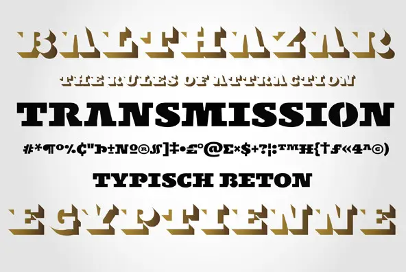 Stancer Font Stanzer Slab Font - Fontpath
