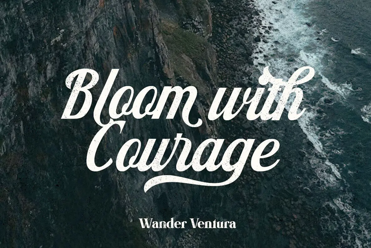 Wander Text Wander Ventura Font - FontPath