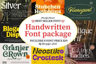 Handwritten Font Package