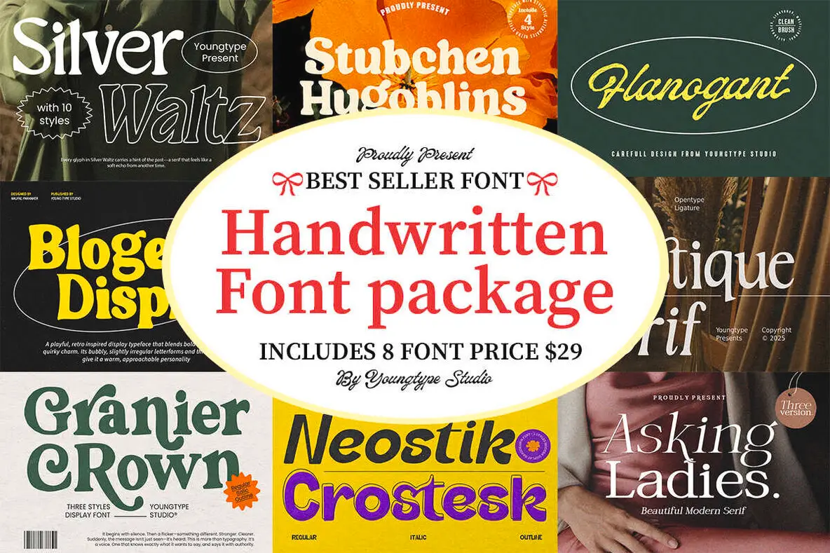 Handwritten Font Package