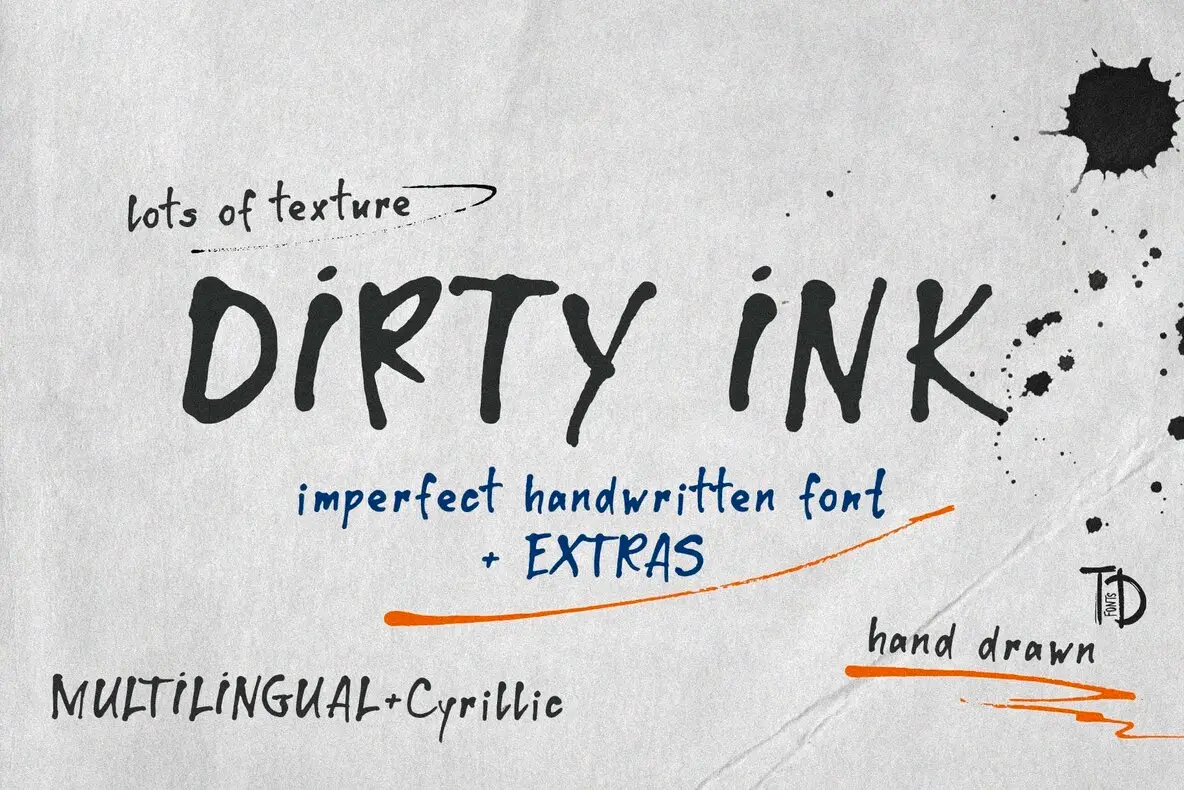 Dirty Ink Font - Fontpath