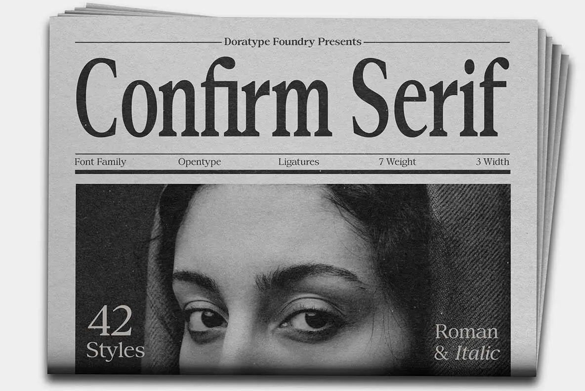 Confirm Serif Font - Fontpath