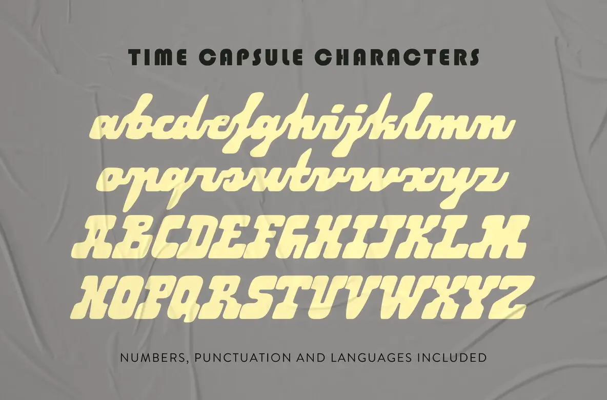 Time Capsule Font - Fontpath